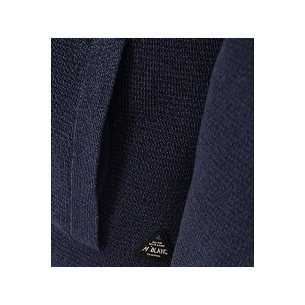 fit blau V-Ausschnitt-Pullover regular VENTI (1-tlg)