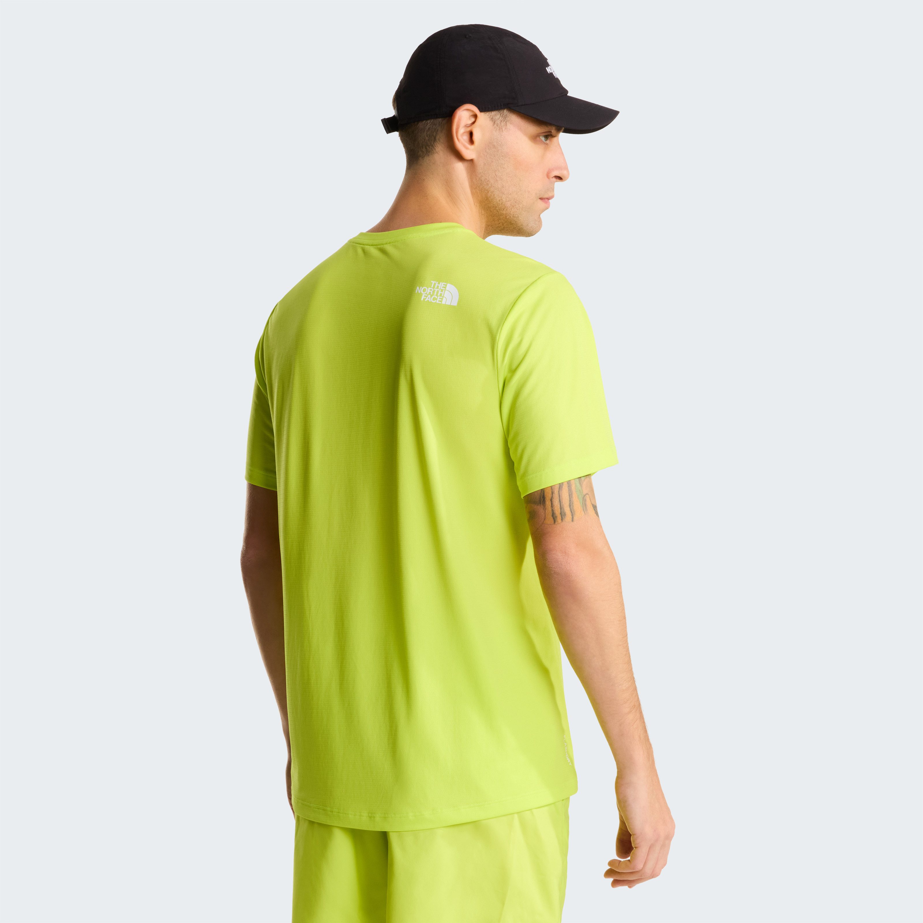 The North Face Funktionsshirt M 24/7 S/S TEE REG atmungsaktiv, schnell trocknend, mit Logodruck, aus Polyester, Kurzarm