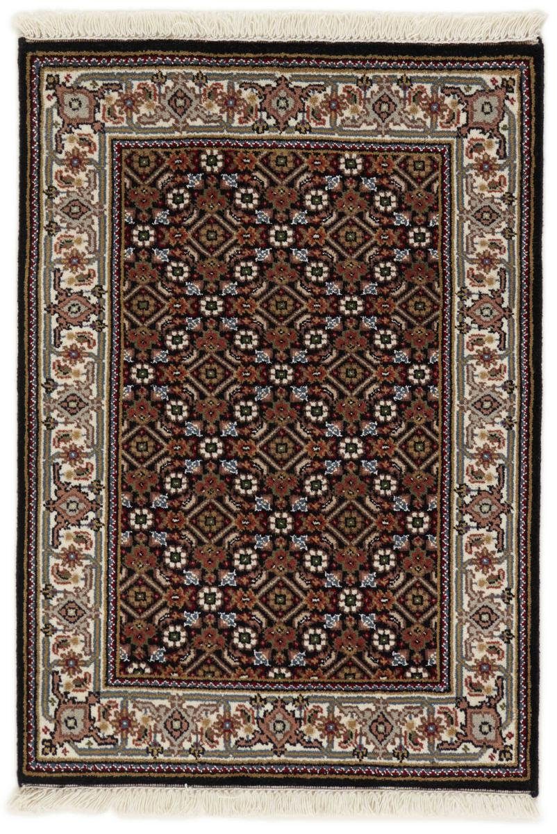 mm Orientteppich 12 63x89 Handgeknüpfter Indo Täbriz rechteckig, Orientteppich, Trading, Nain Höhe: