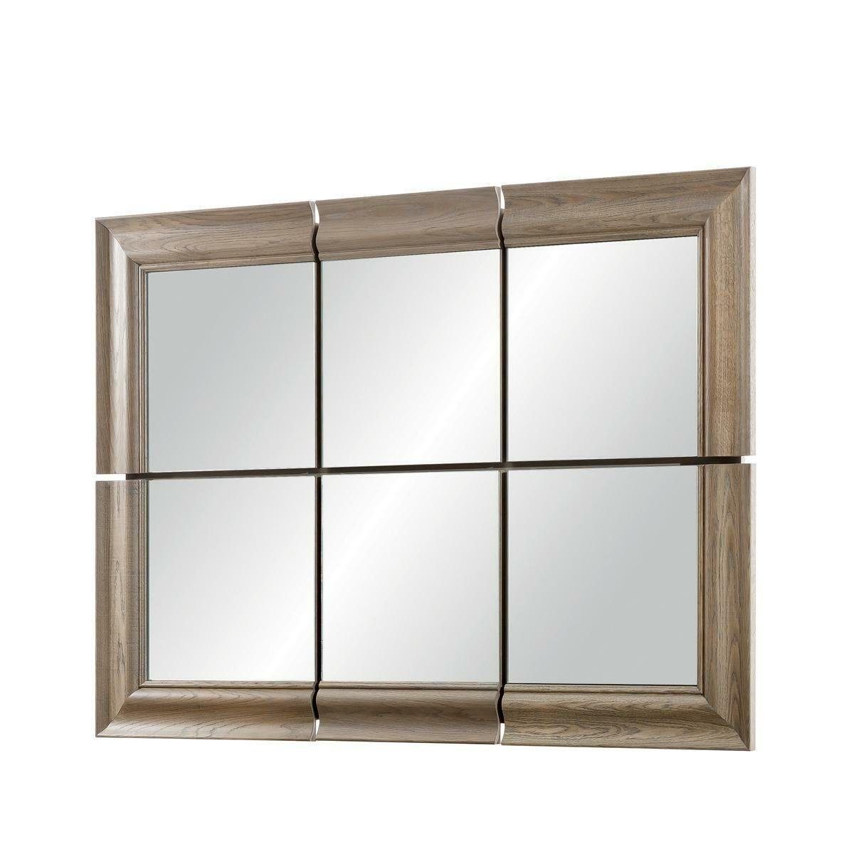 JVmoebel Wandspiegel Hängespiegel Echt Wandspiegel Großer Holz Moderner Rahmen Spiegel