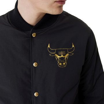 New Era Bomberjacke College METALLIC Chicago Bulls