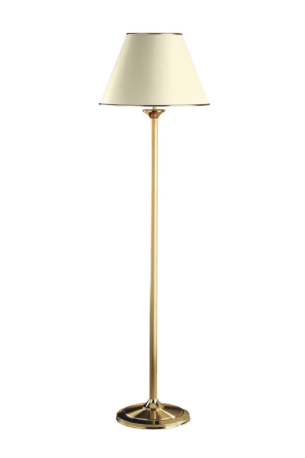 Licht-Erlebnisse Stehlampe SNIOLA, ohne Leuchtmittel, Messing günstig online kaufen