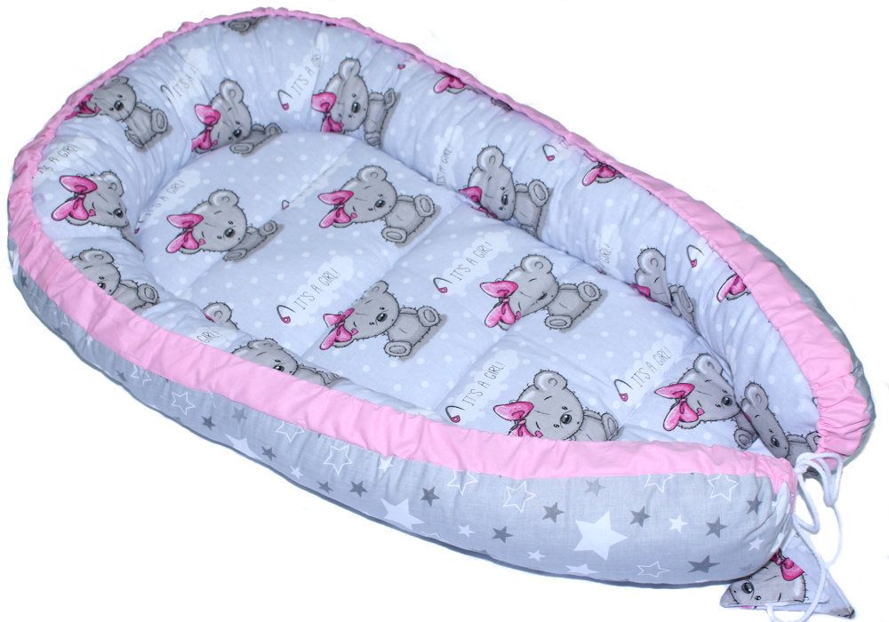 Primawela Bettnestchen Baby Nestchen Kokon Kuschelnest Baumwolle