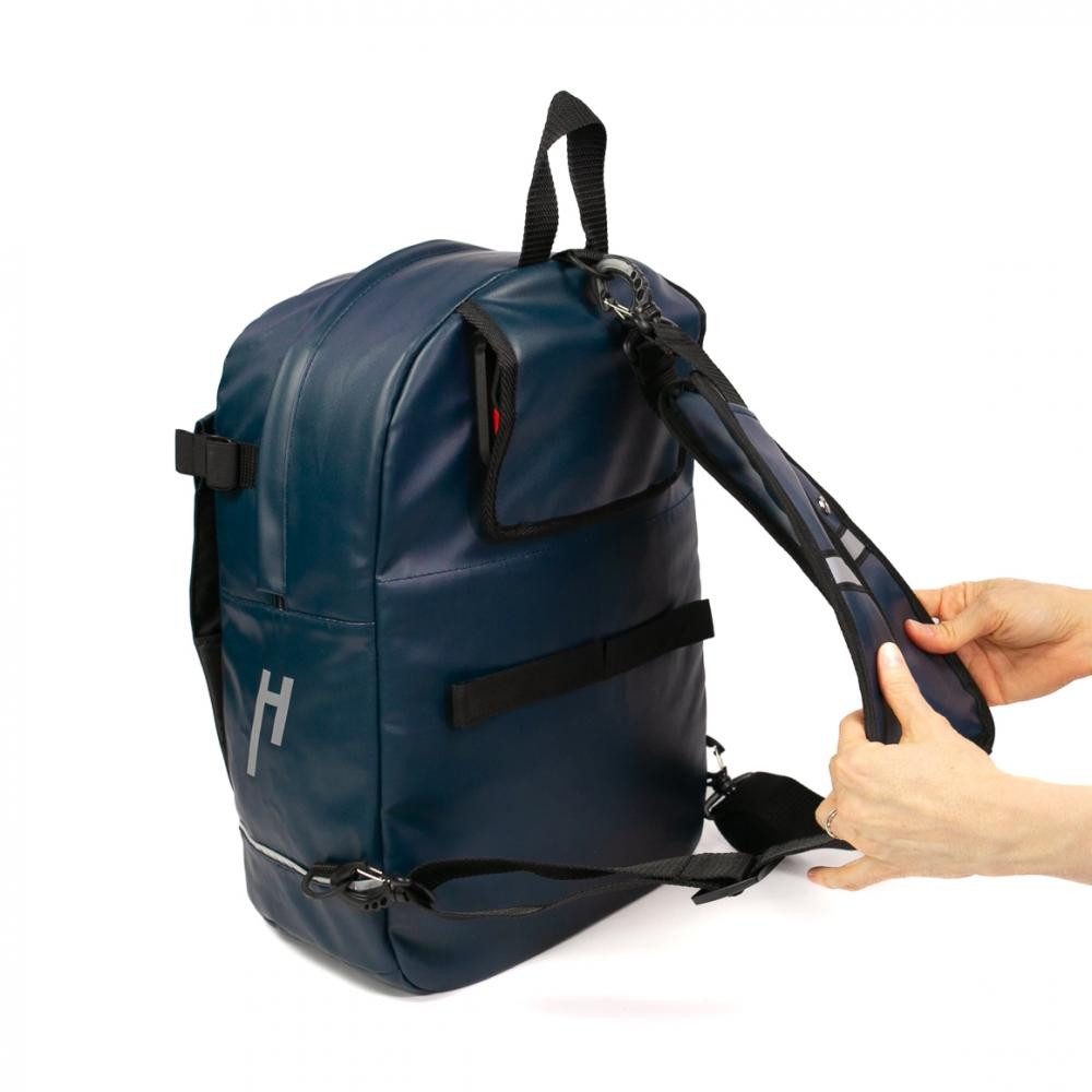 Haberland Fahrradrucksack Haberland Bike-Rucksack Lucky Active Plus blau - variable Gepäckträger