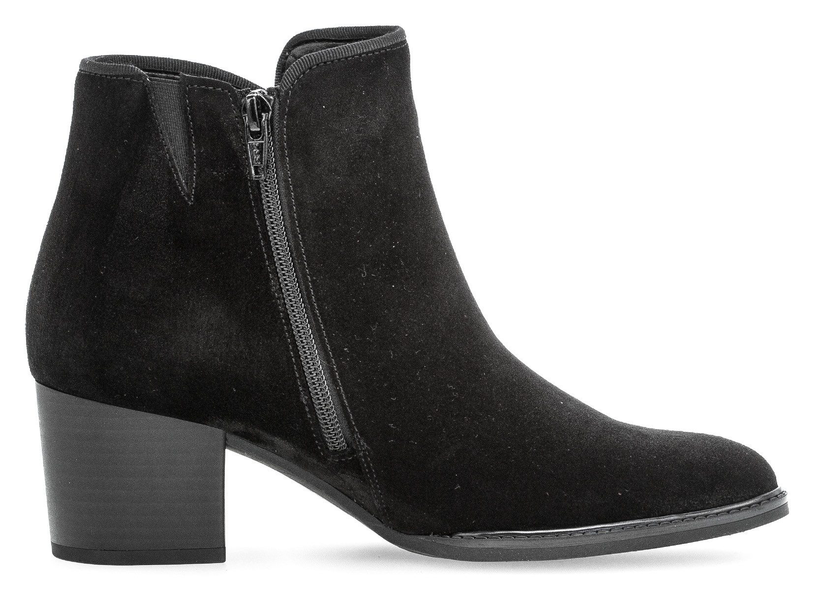 Gabor Ancona Stiefelette, Blockabsatz, Westernboots, Cowboy-Stiefelette mit Reißverschluss