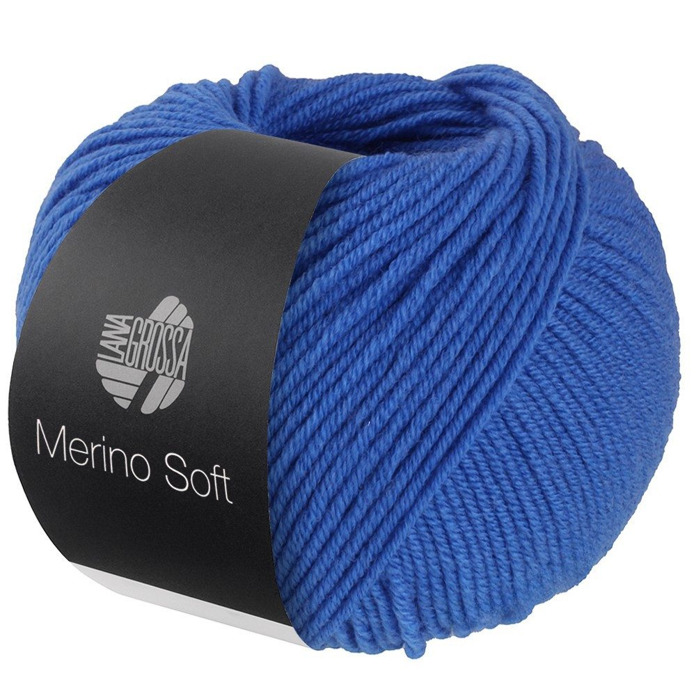 LANA GROSSA MERINO SOFT Wolle Häkelwolle, 125 m (Weiches Mischgarn aus Merinowolle und Mikrofaser), 50 g