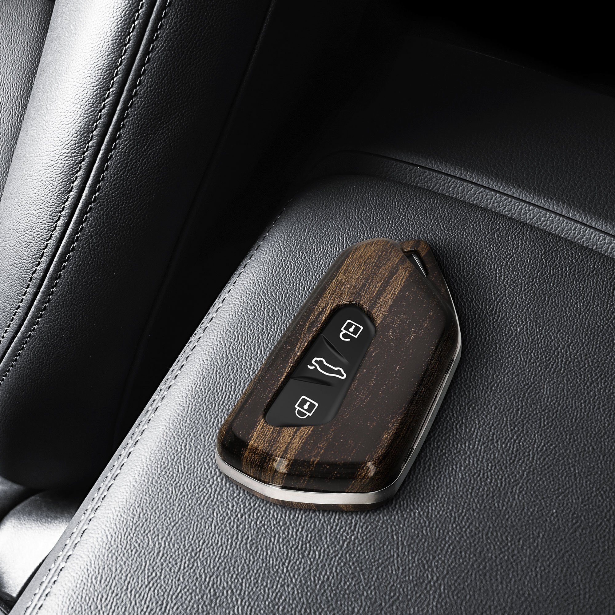 8, Autoschlüssel VW Hülle Schlüsseltasche Schutzhülle Hardcover Schlüsselhülle für kwmobile Golf