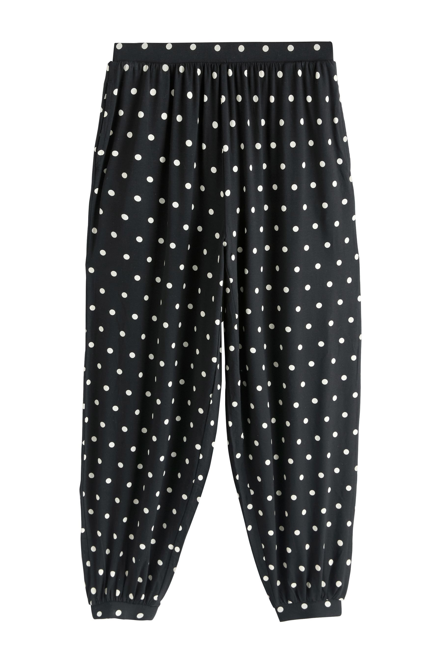 Next Jogginghose Haremshose aus Jersey mit Bündchen (1-tlg)