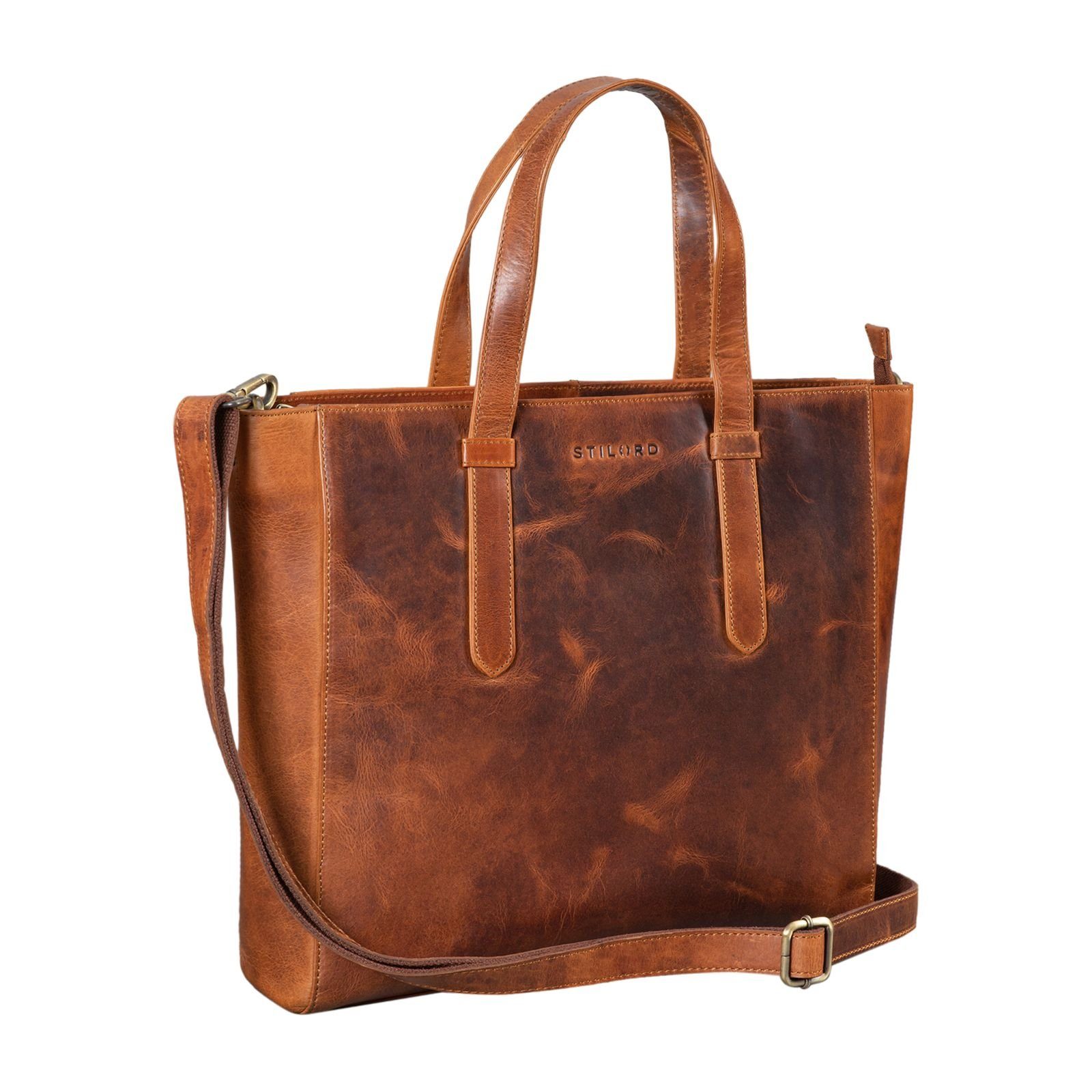 STILORD Handtasche "Rachel" Tote Bag Leder Damen
