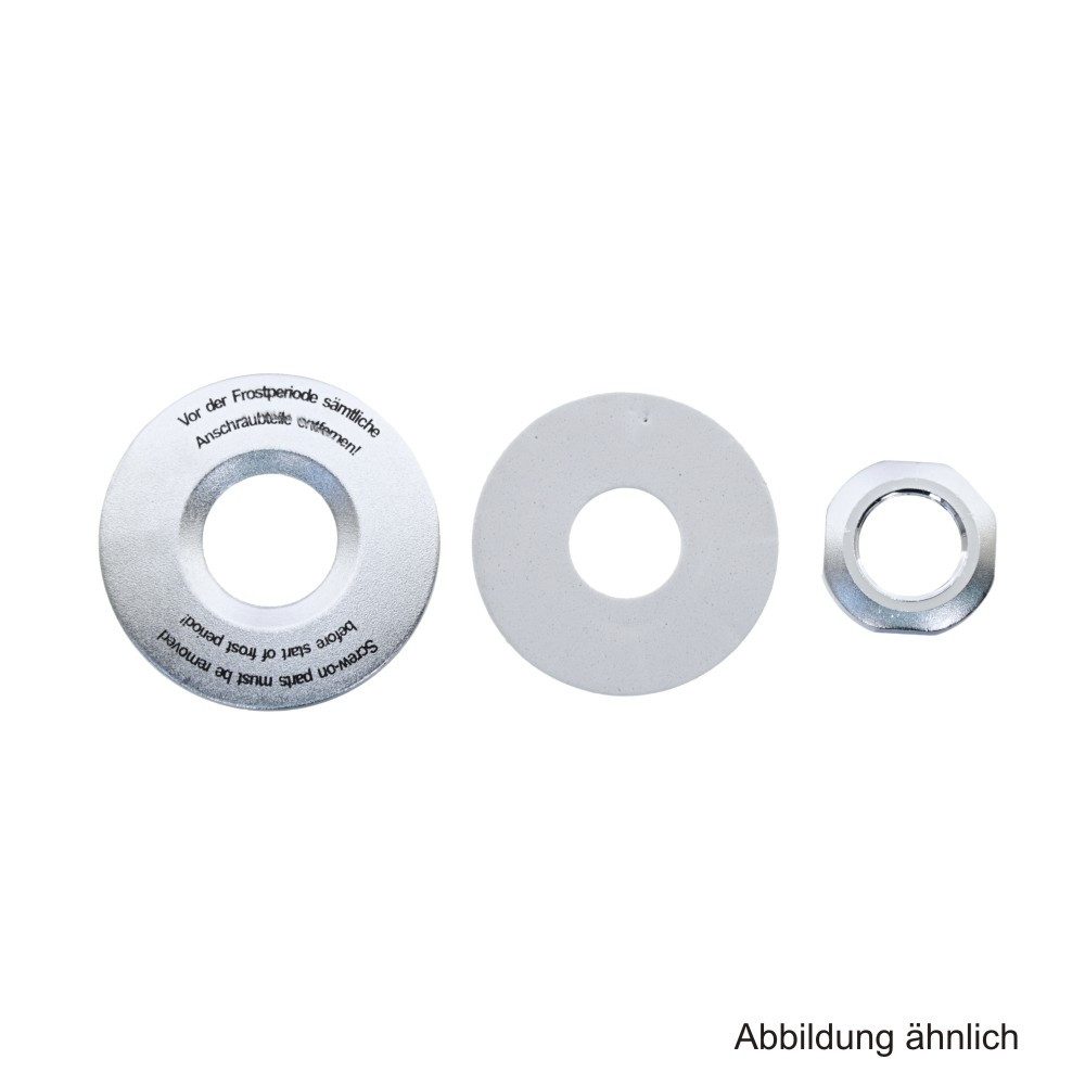 KEMPER Armaturen Wasserrohr Kemper Frosti zweiteilige Wandscheibe f. Frostsichere Außenarmatur, 57