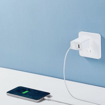 COFI 1453 Schnellladegerät Handy-Ladegerät USB-A / USB-C 33W PD Smartphone-Ladegerät