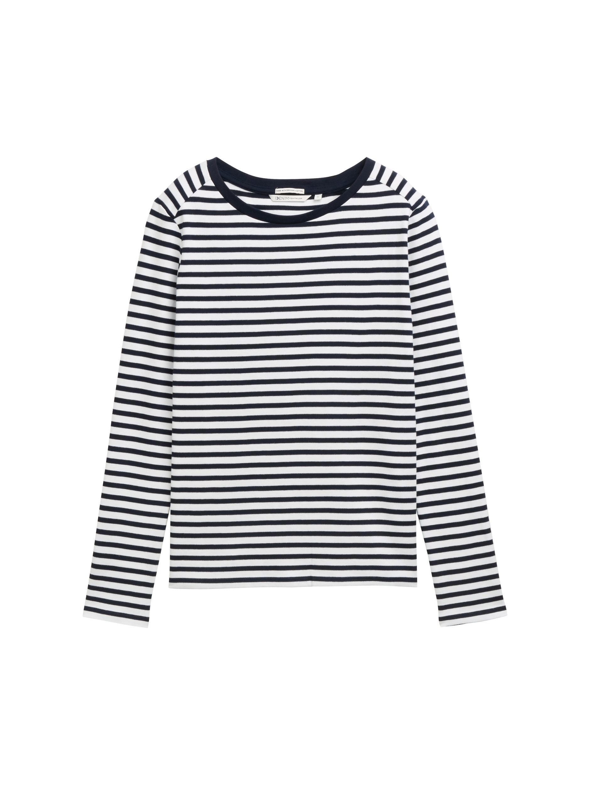 TOM TAILOR Denim Langarmshirt striped interlock günstig online kaufen
