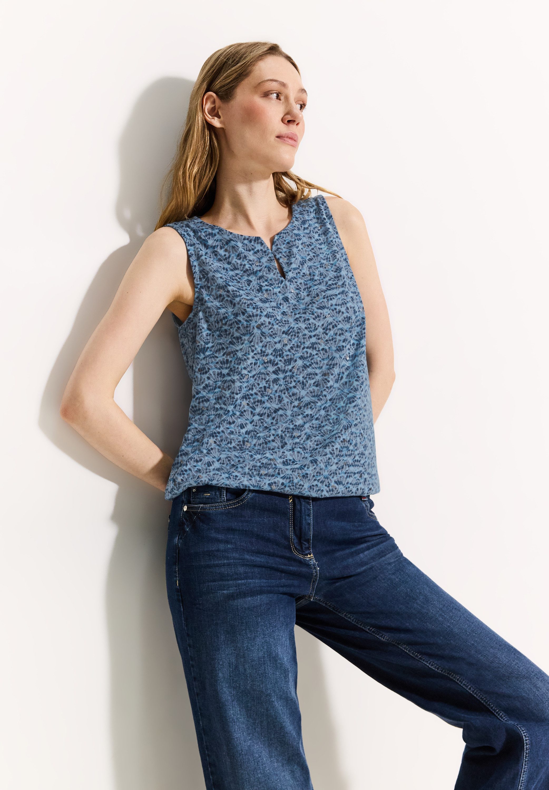 CECIL Shirttop mit All-Over Print günstig online kaufen
