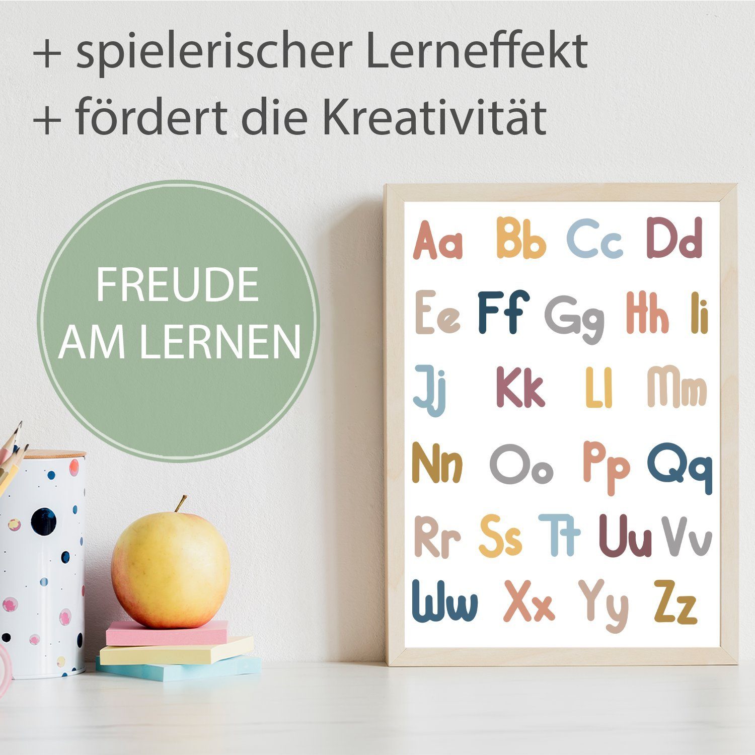 Tigerlino Poster ABC Kinderposter 2er Set günstig online kaufen