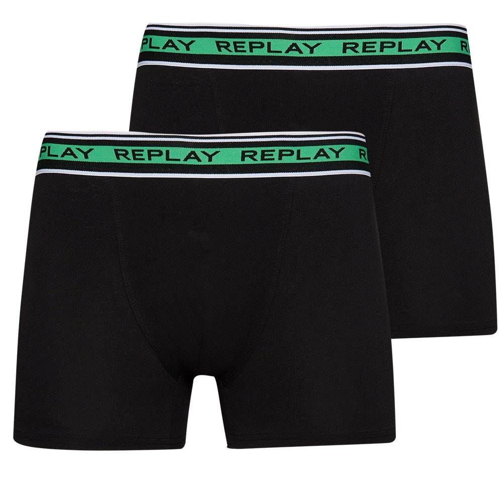 Replay Boxershorts Boxer Style Cuff Logo günstig online kaufen