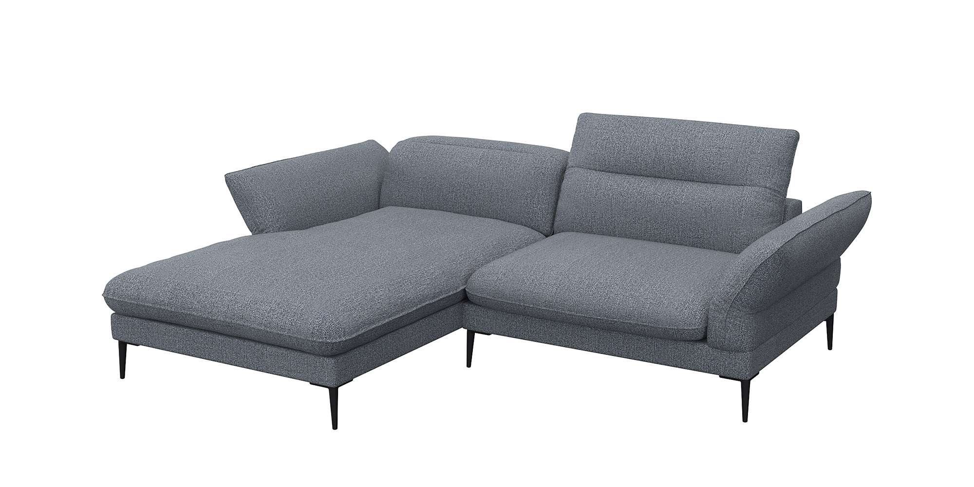 FLEXLUX Ecksofa Salino, Funktionssofa mit Recamiere, günstig online kaufen