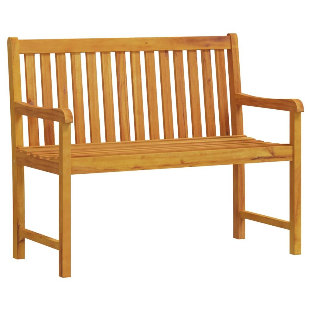 vidaXL Gartenbank Gartenbank 110 cm Massivholz (1-St)