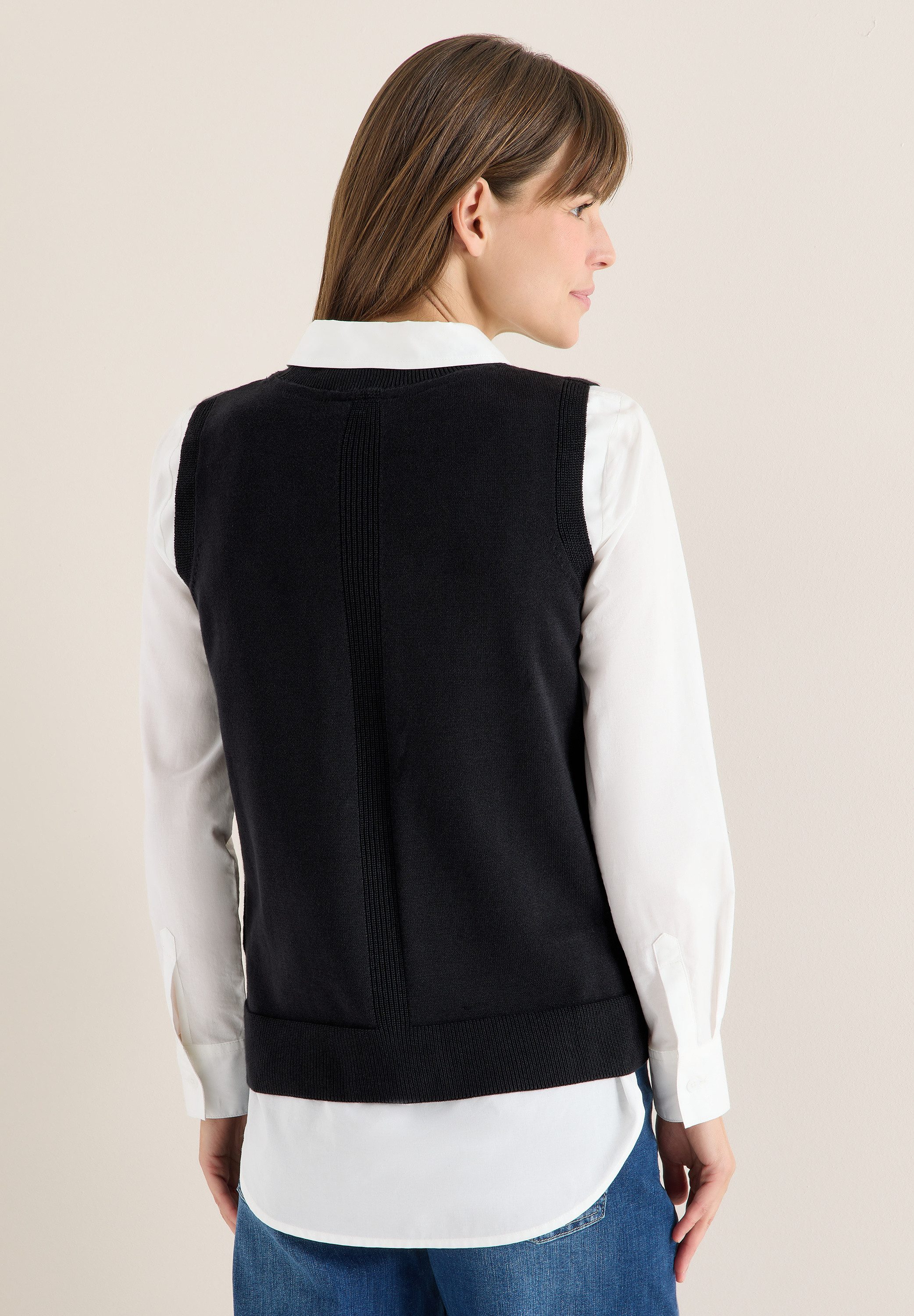 CECIL Pullunder aus reiner Baumwolle günstig online kaufen