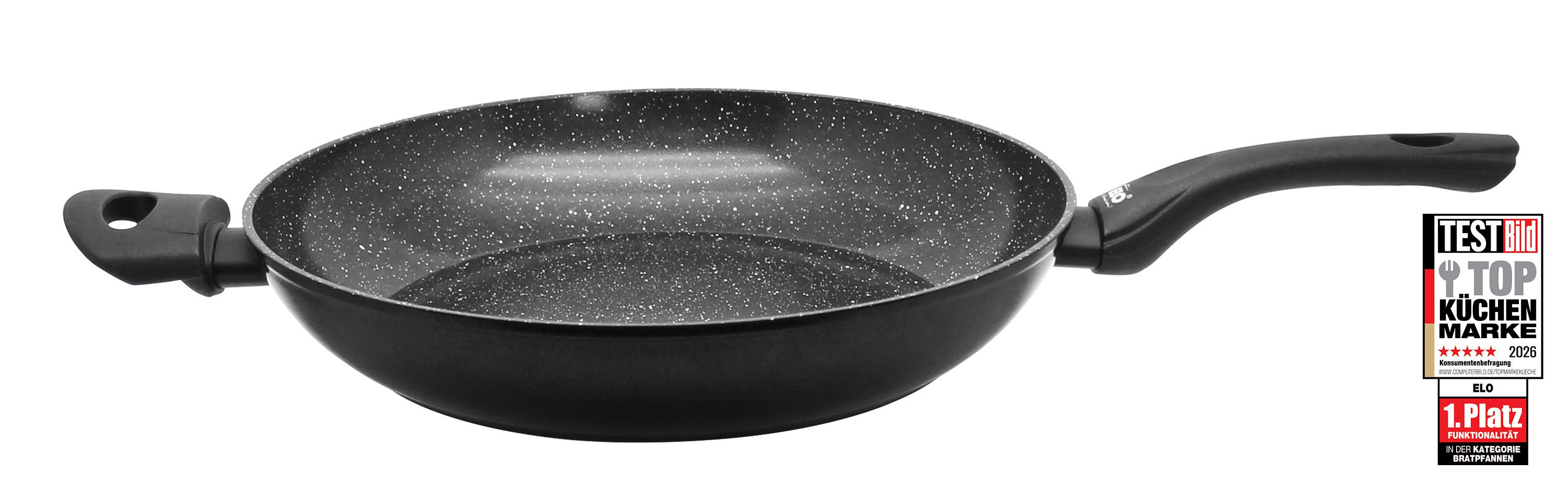Elo Bratpfanne Belugo, Pfanne 32 cm mit Gegengriff, Aluminium (1-tlg), mit Gegengriff
