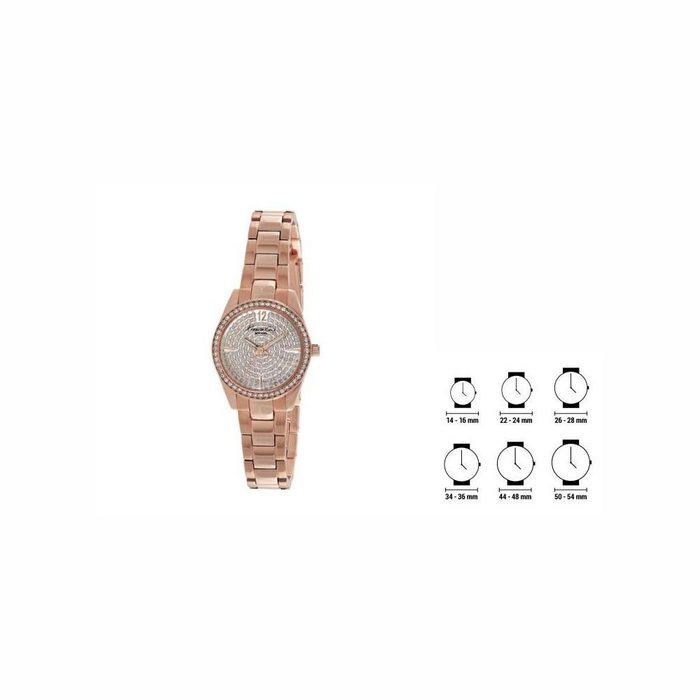 Kenneth Cole Quarzuhr Damen-Edelstahl Armbanduhr Uhr Kenneth Cole IKC0005 28 mm Quarzuhr Arm