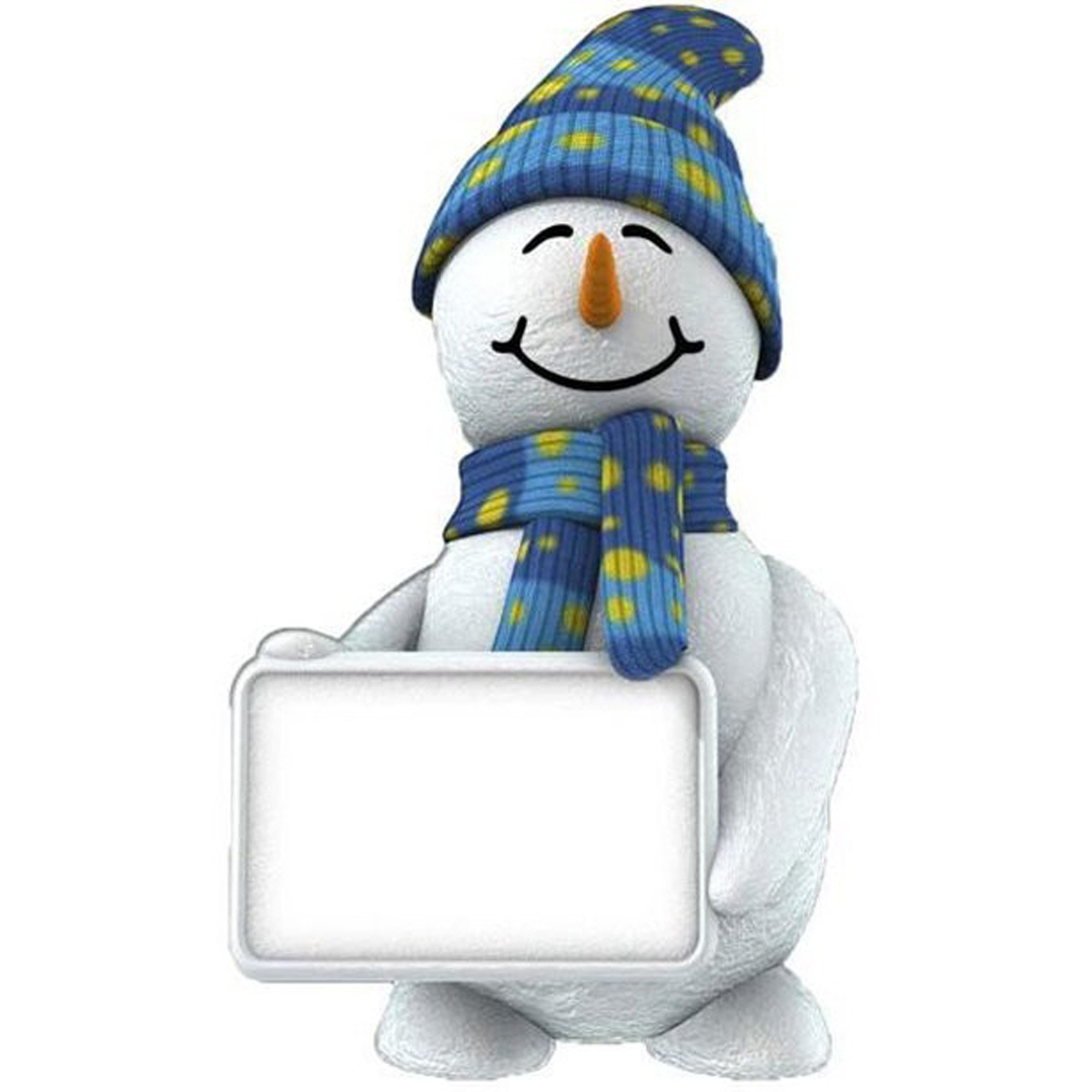 Dekofigur Riesen Schneemann - Pappaufsteller - 100x183 cm