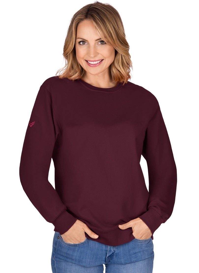 Trigema Sweatshirt TRIGEMA Sweatshirt, TRIGEMA-Schwinge am Arm