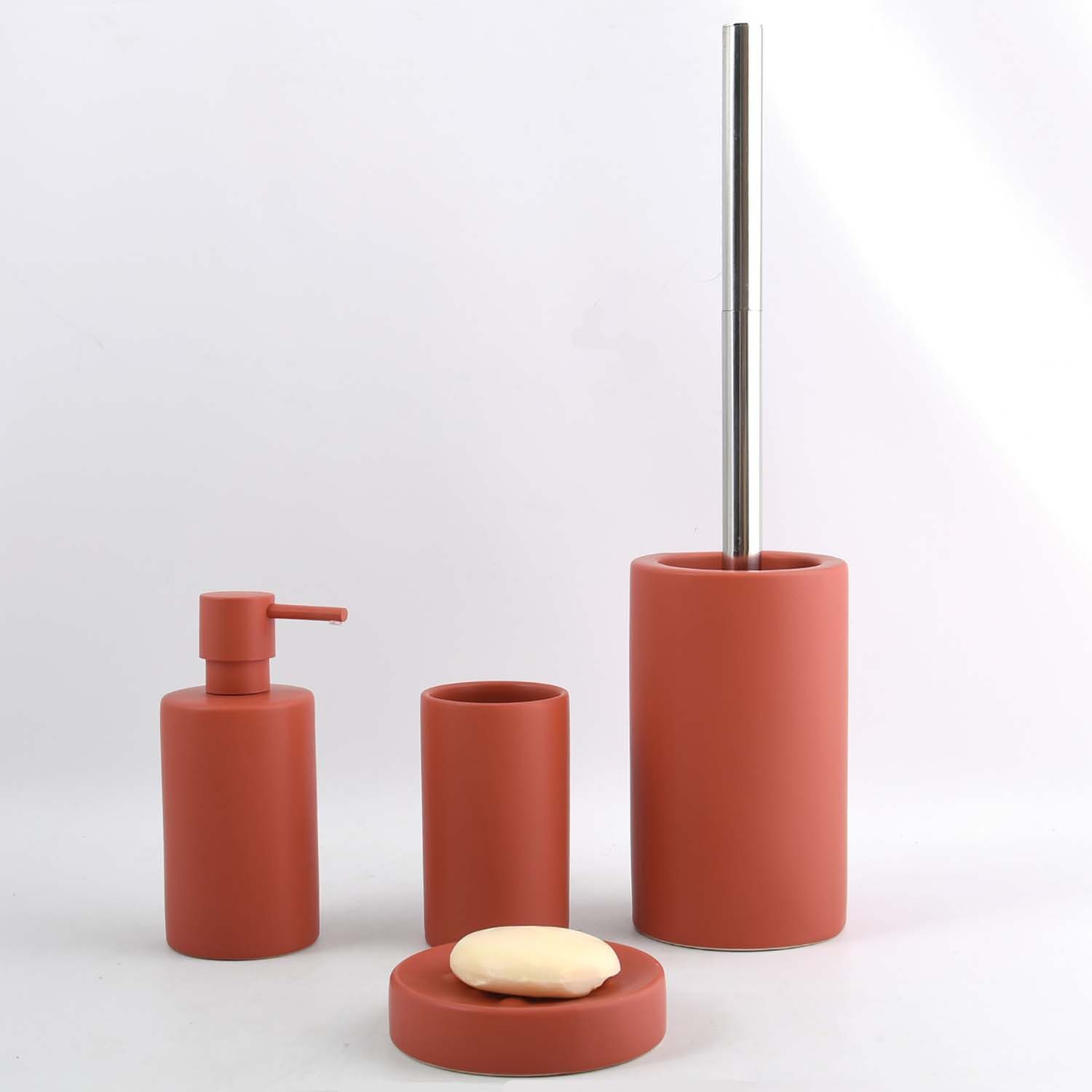 spirella Zahnputzbecher Zahnputzbecher Tube matt - Terracotta matt