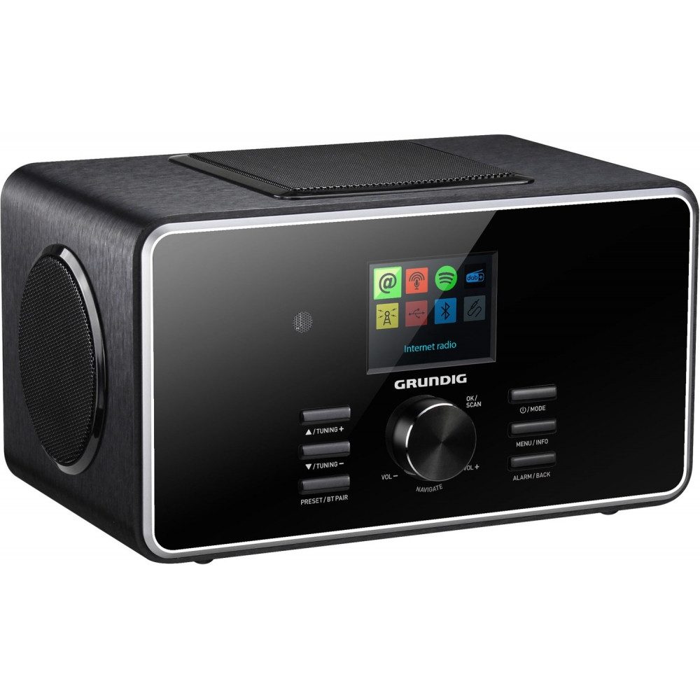 Grundig Grundig DTR 6000 X Internetradio schwarz mit Bluetooth. Internet-Radio (Tuner für UKW/DAB+, Tuner für UKW/DAB)
