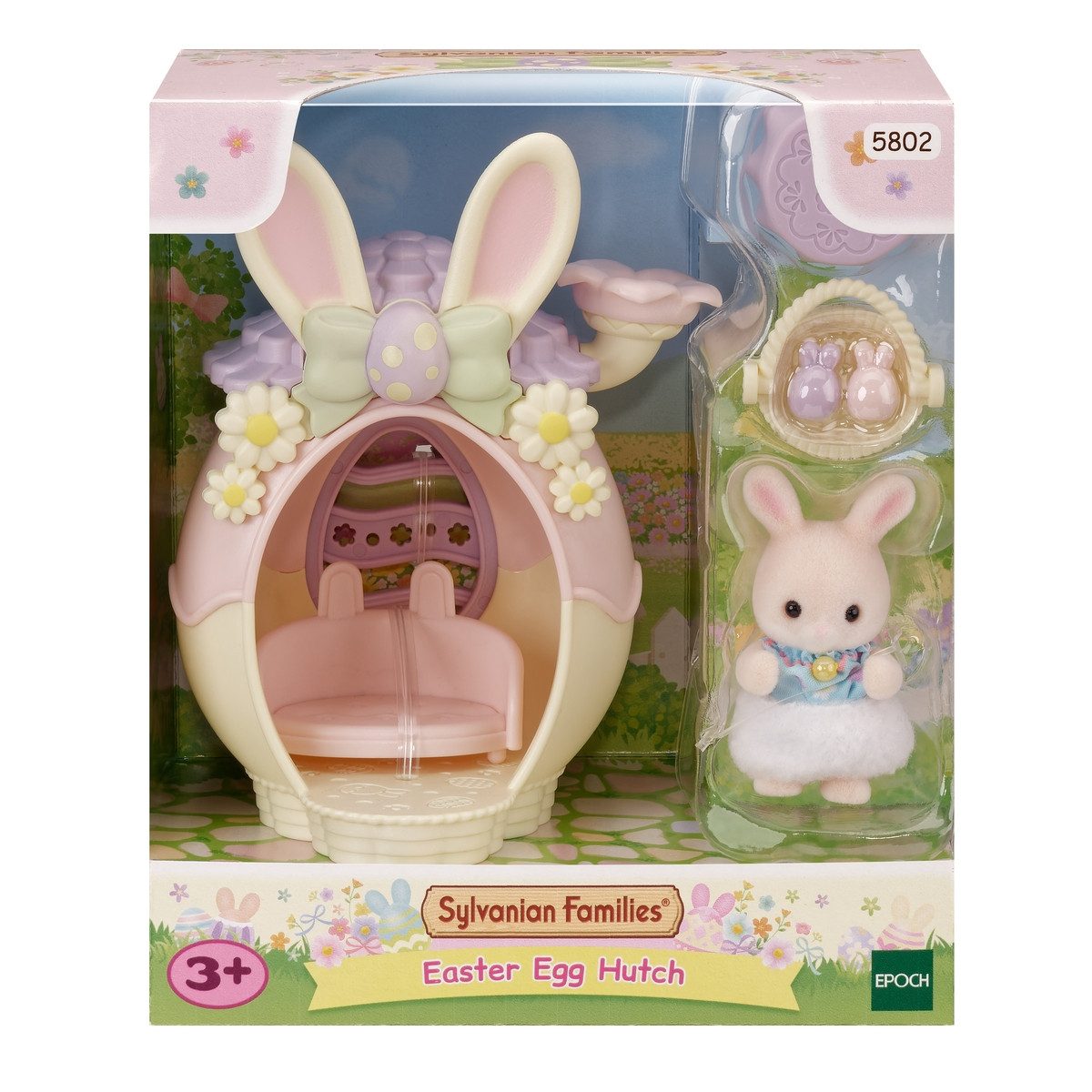 EPOCH Traumwiesen Styropor-Teil Spielset Sylvanian Families Babyhasen Osterspaß
