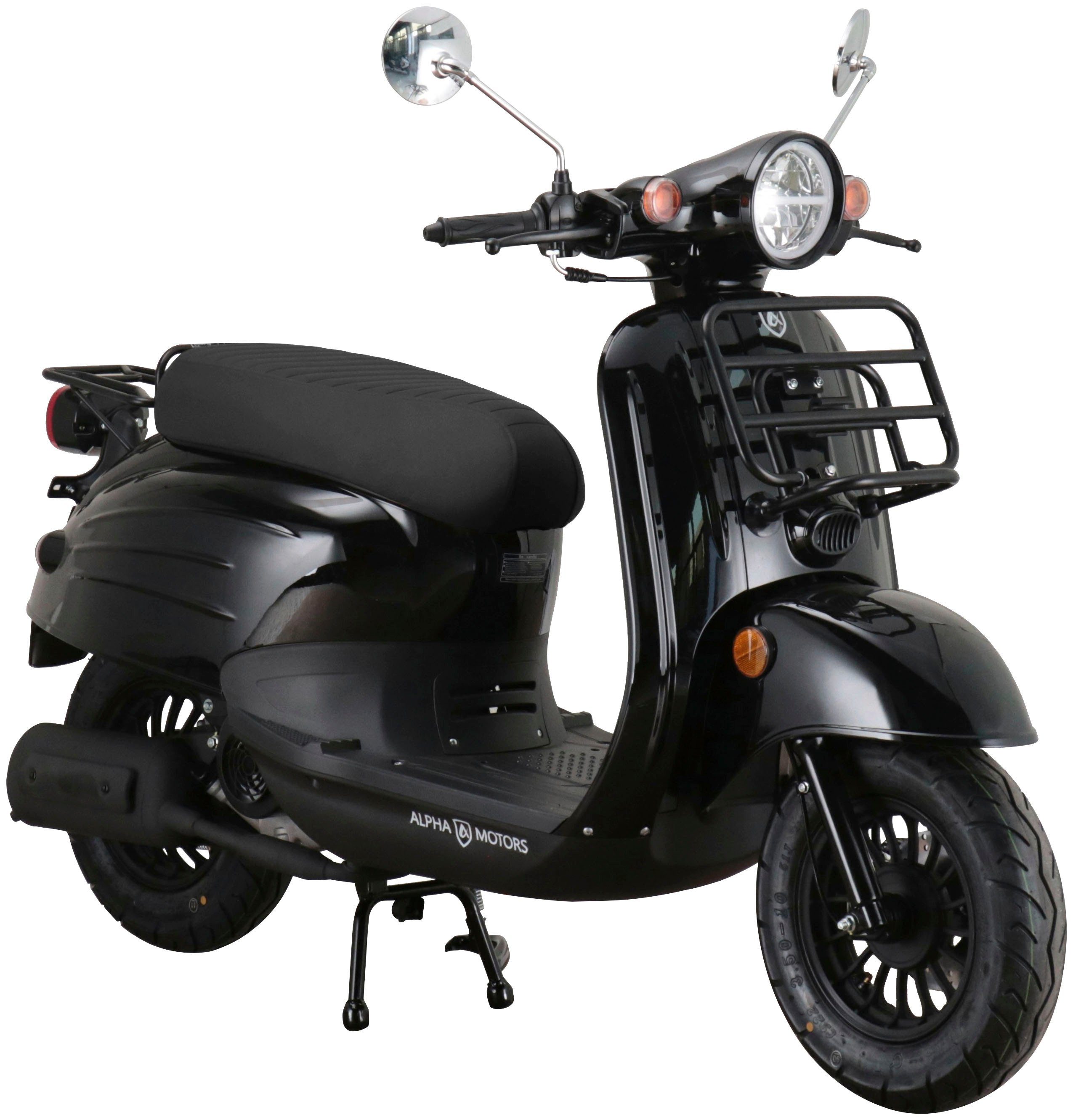 Alpha Motors Mofaroller Adria, 50 ccm, 25 km/h, Euro 5 schwarz