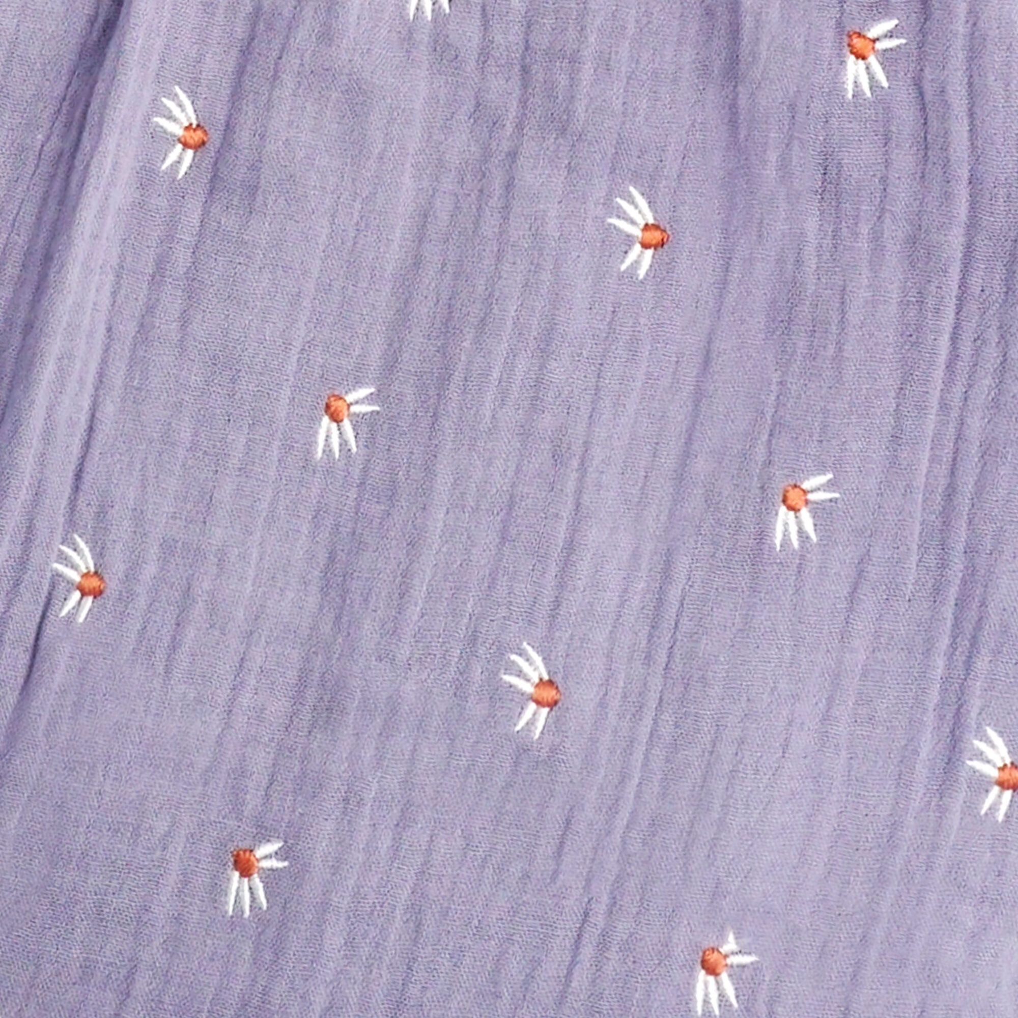 MAXIMO Sommerkleid GOTS BABY GIRL-Kleid, Kurzarm Musselinstoff bestickt, Futter (1-tlg)