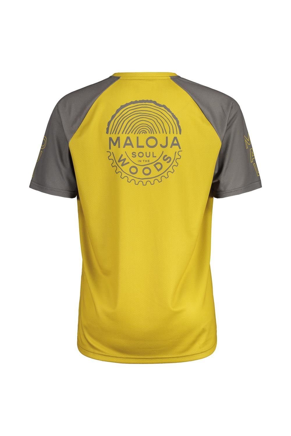 Multisport Shirt StachelbeereM. Herren gelb Radtrikot Maloja Maloja