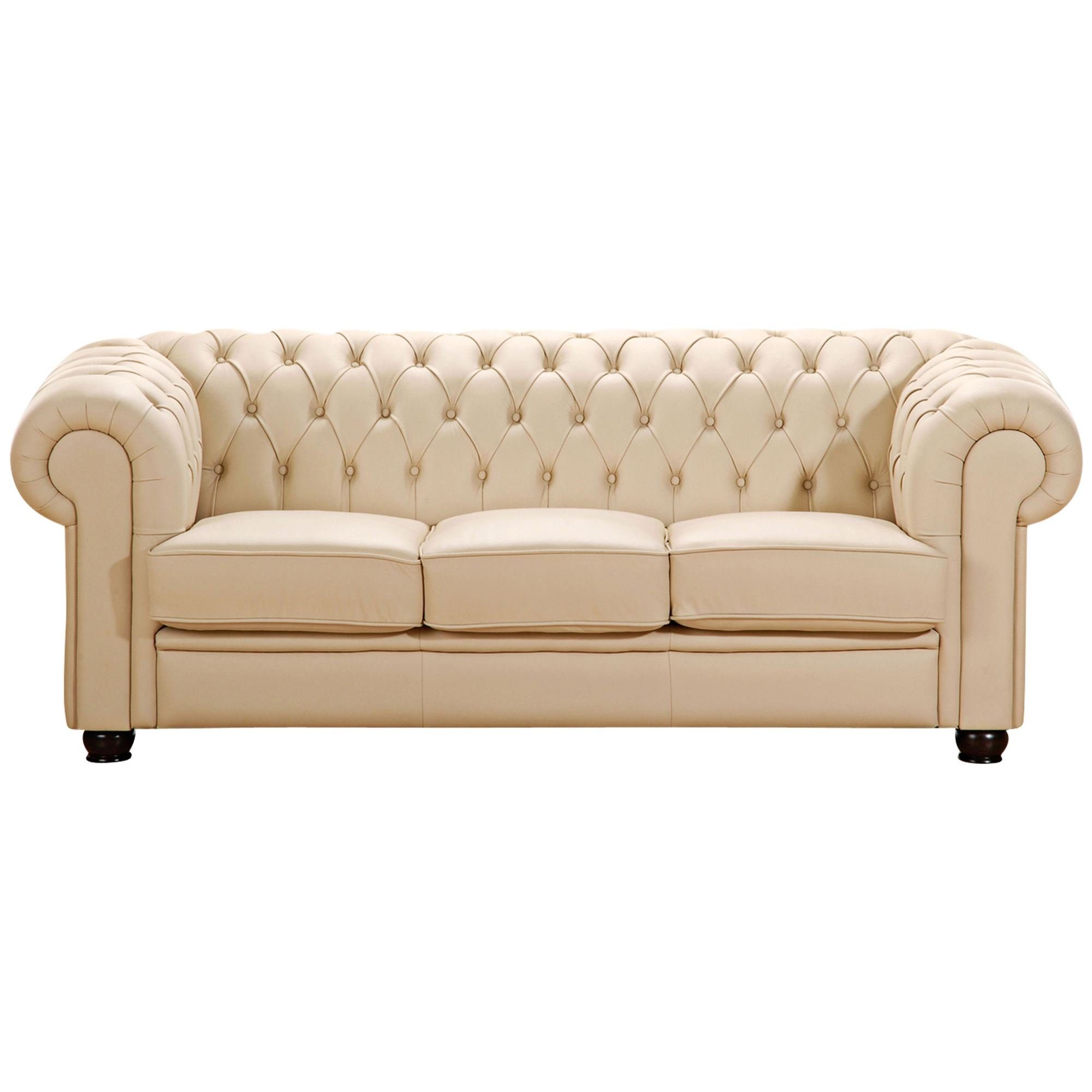 58 aufm Kessel Sofa Sofa 3-Sitzer Kallie Bezug pigmentiertes Nappalede, Sparpreis inkl. Kostenlosem Versand 1 Teile, hochwertig verarbeitet,bequemer Sitz
