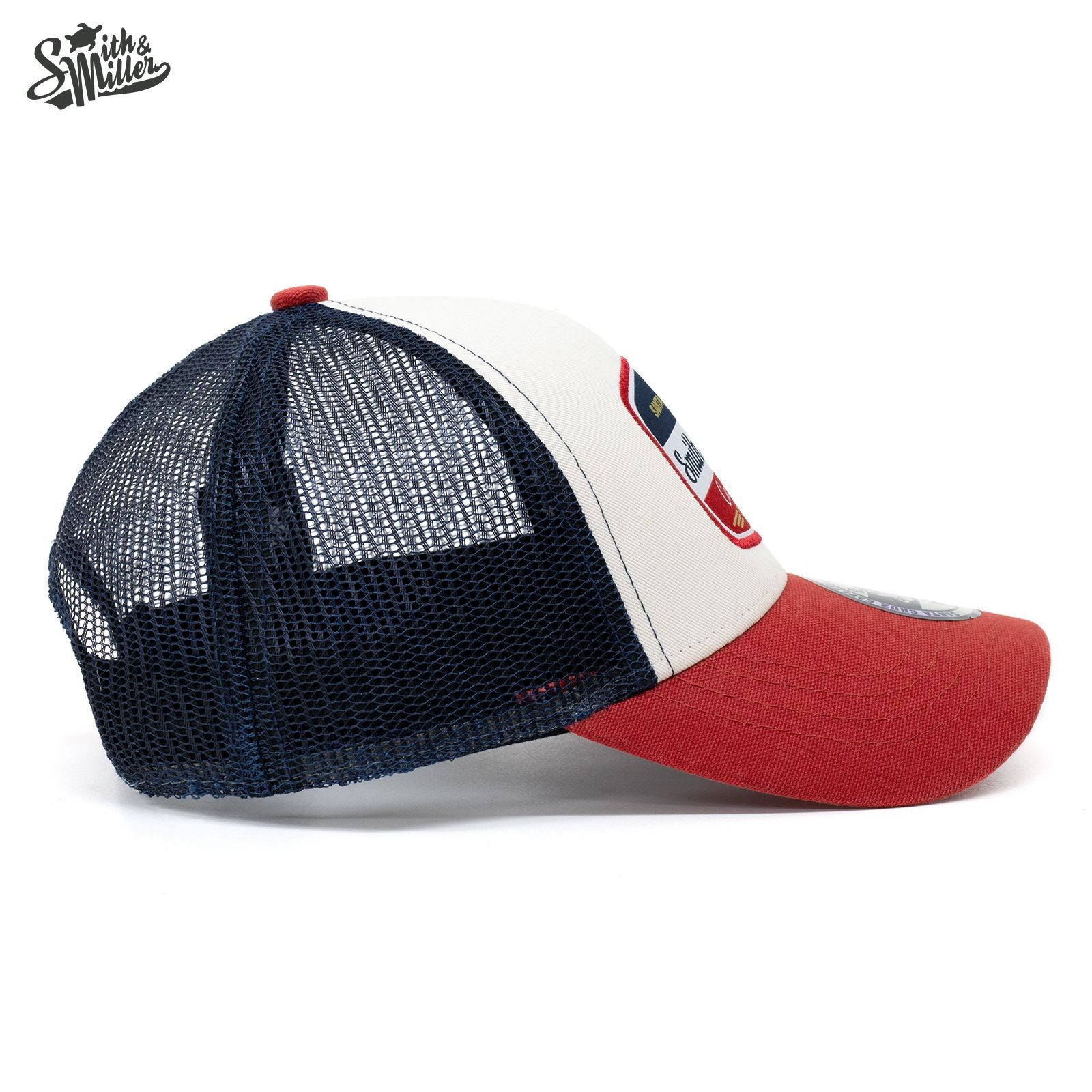 Smith & Miller Trucker Cap Basecap Vicent rot/beige - 1 Stück günstig online kaufen