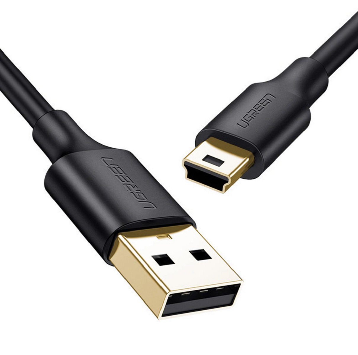 UGREEN Kabel USB - Mini USB Kabel 480 Mbps schwarz USB-Adapter, 150 cm
