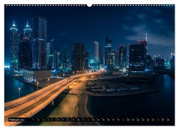 CALVENDO Wandkalender Dubai - Eine künstliche Stadt (Premium, hochwertiger DIN A2 Wandkalender 2023, Kunstdruck in Hochglanz)