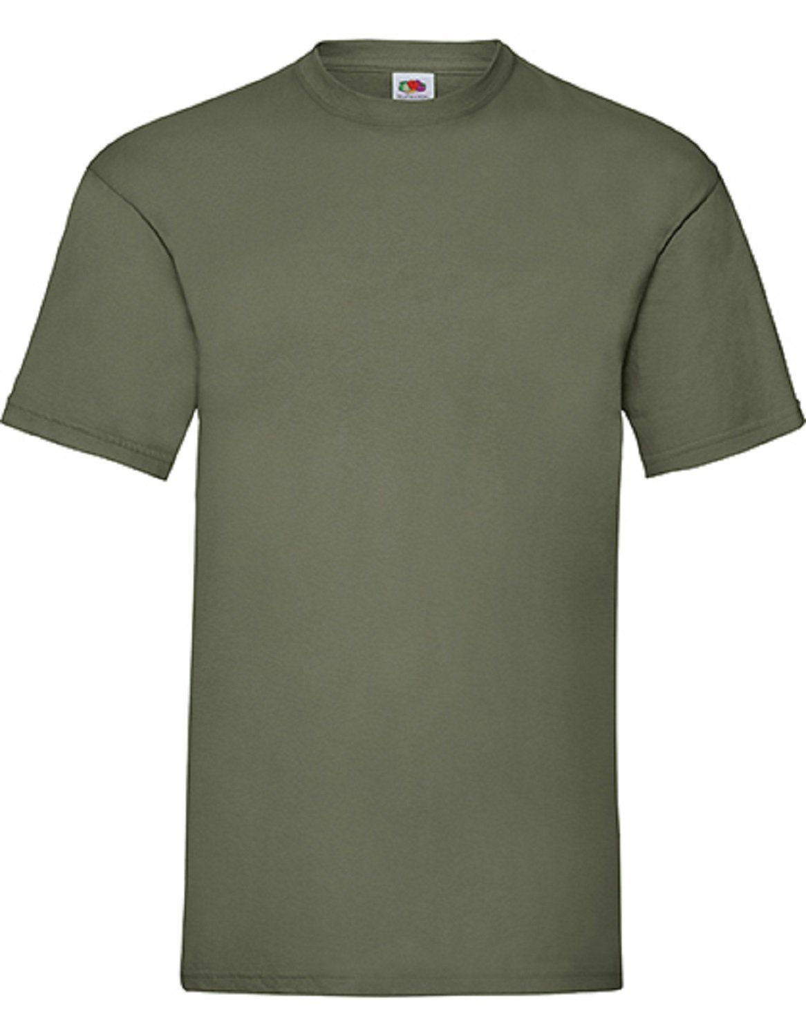 bis 5XL, für the Baumwolle Herren 1er/2er (1-tlg) Loom T-Shirt / of Fruit Pack Unisex T-Shirt S Frauen 100% Olive Männer u.