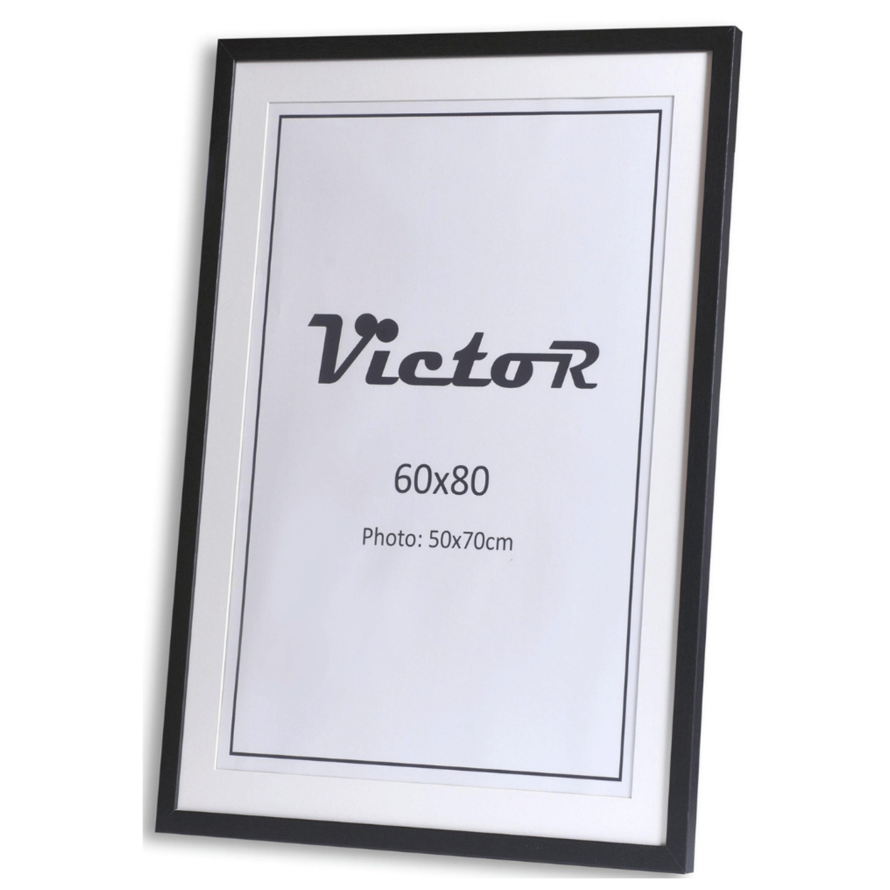Victor (Zenith) Bilderrahmen Richter, Bilderrahmen Schwarz 60x80 cm mit 50x günstig online kaufen