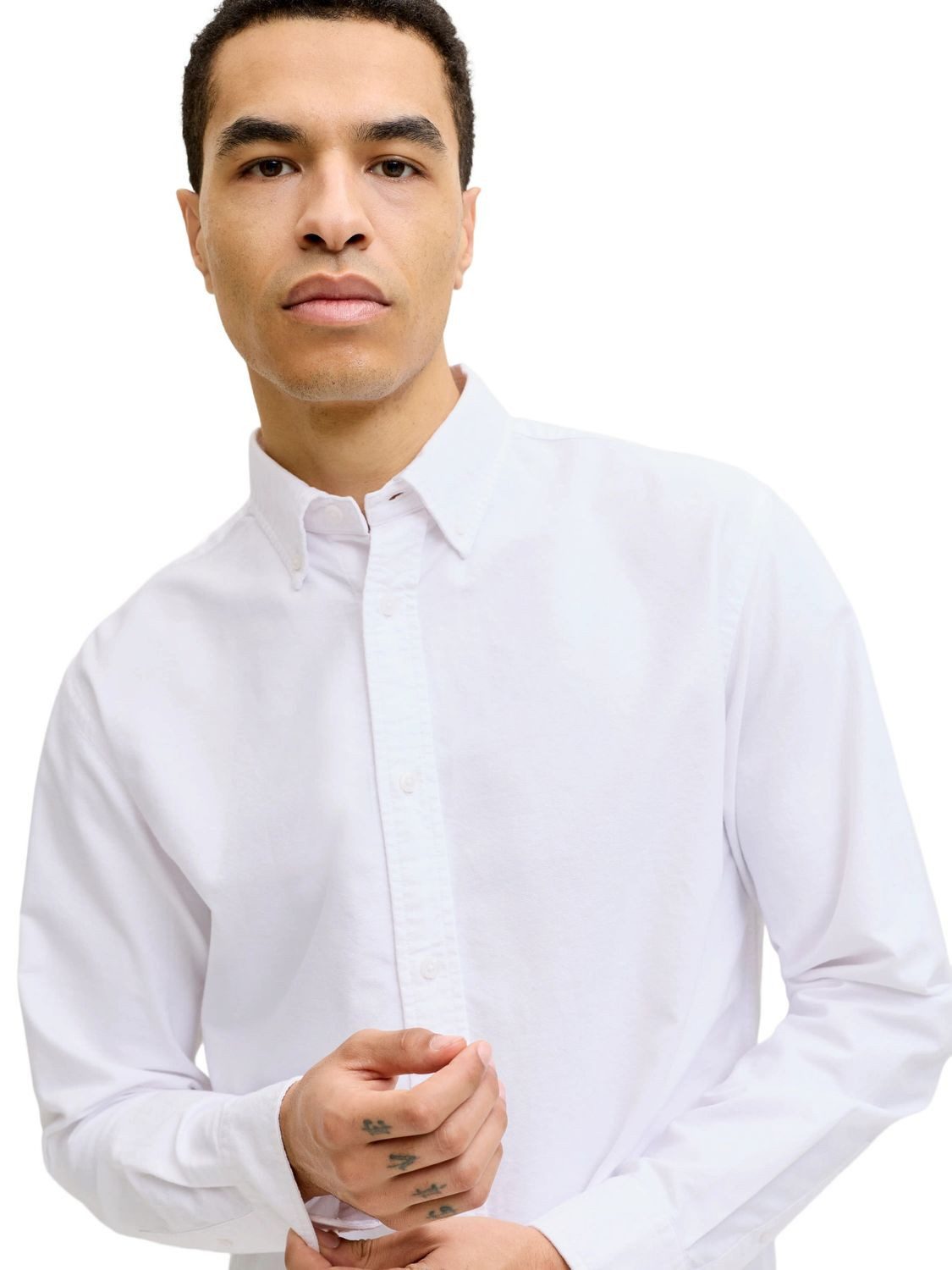 Jack & Jones Langarmhemd JJEHARVEY OXFORD (1-tlg) – Bild 4 von 5