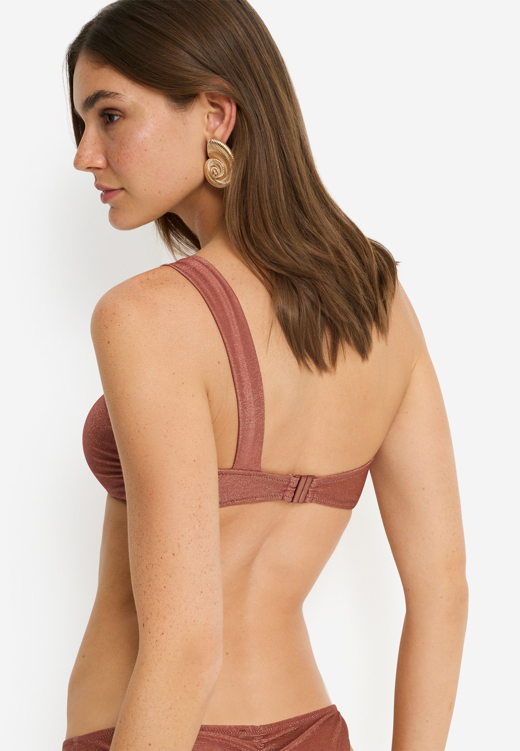 LSCN by LASCANA Bandeau-Bikini-Top Gladys, in trendiger Glitzeroptik – Bild 3 von 5