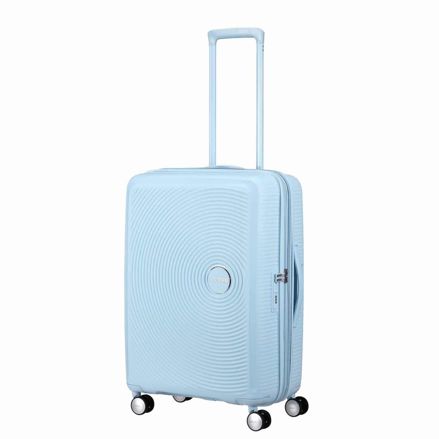 American Tourister® Чемоданы American Tourister SPINNER 67/24 TSA EXP Soundbox pastel blue, 4 Rollen Rollen