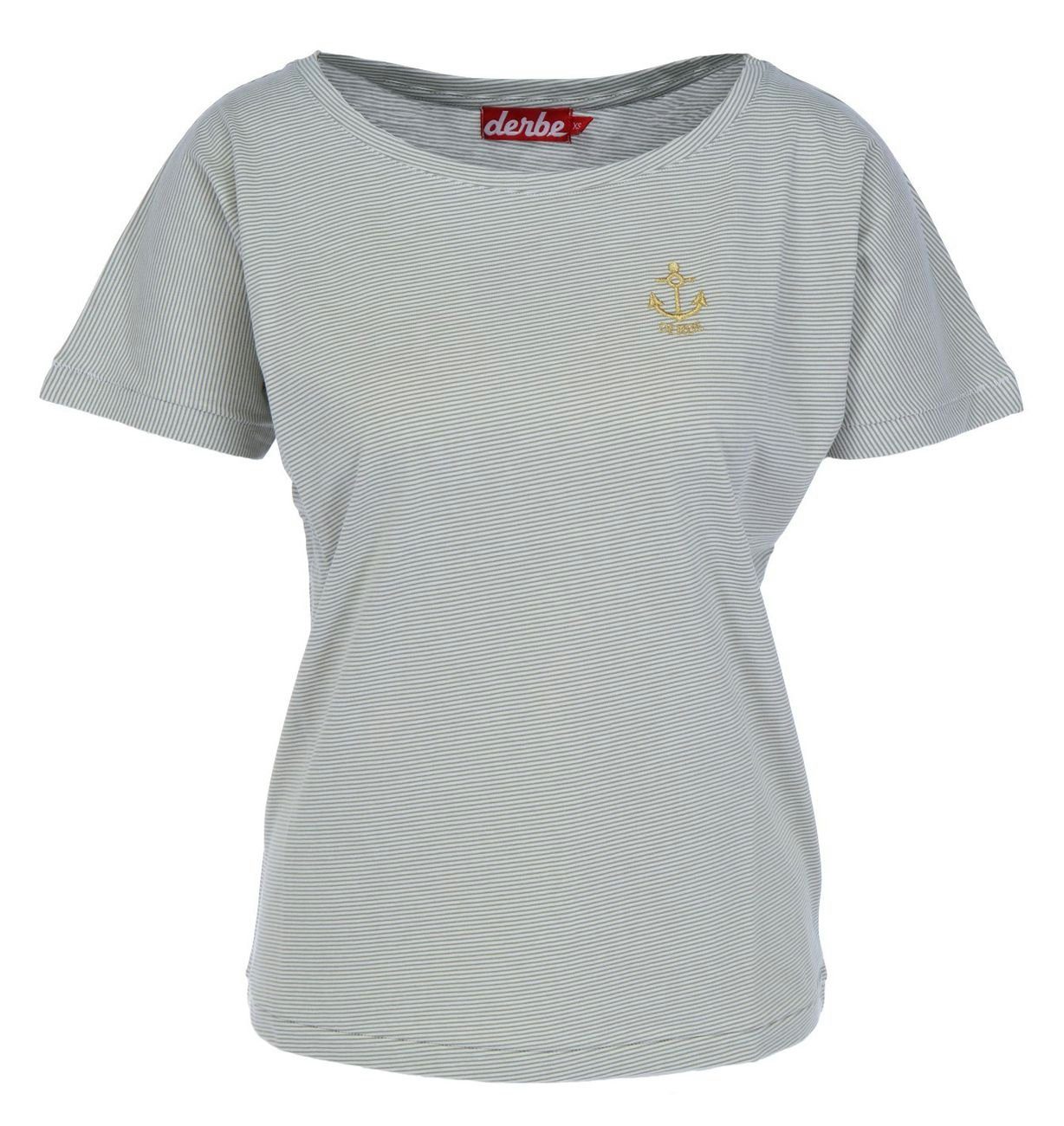 Derbe Print-Shirt Golden Anchor T-Shirt (1-tlg)