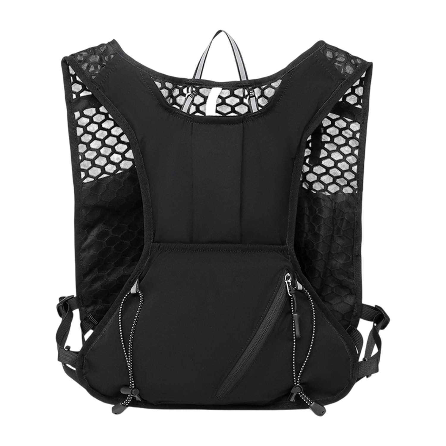 Refttenw Funktionsweste Einstellbar Trinkrucksack,Reflektierende Laufweste,Wanderrucksack