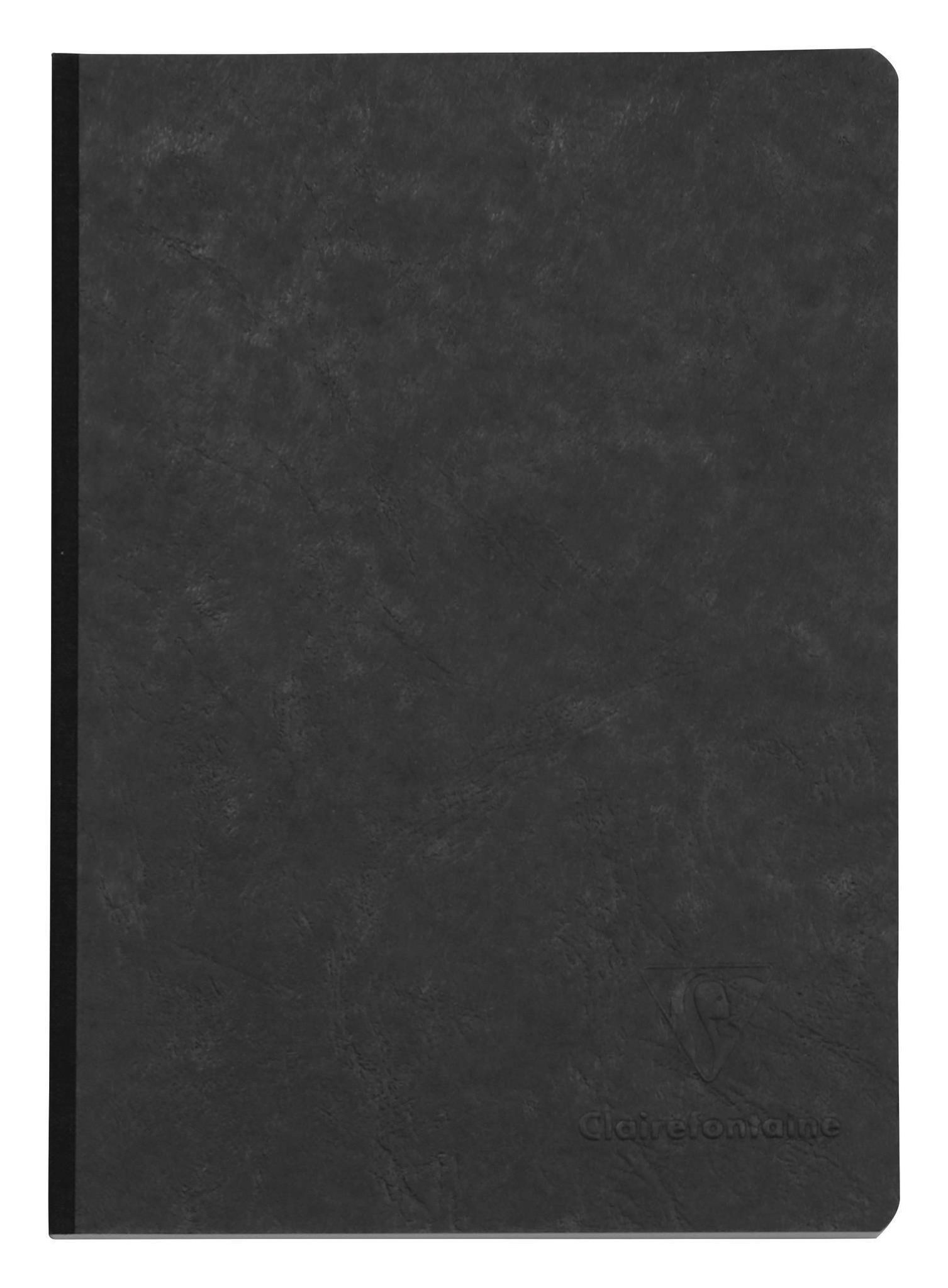 CLAIREFONTAINE Notizbuch Clairefontaine Heft AgeBag A5 Leinen kar 96Bl sw