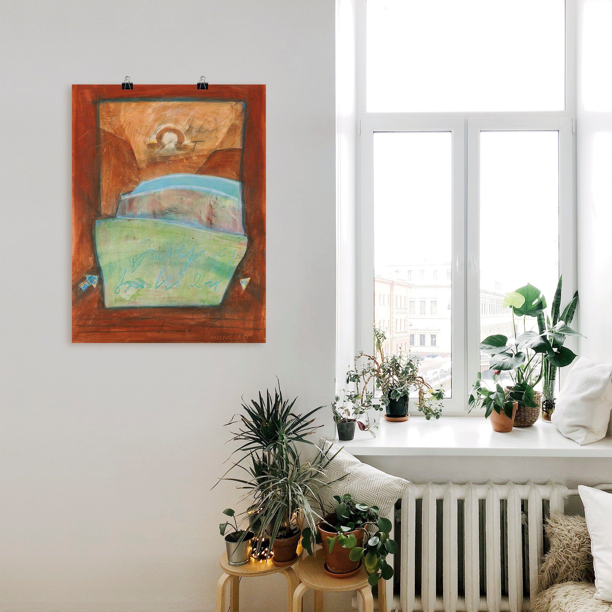 Artland Wandbild »Weitsicht«, Gegenstandslos (1 Stück), in vielen Größen & Produktarten - Alubild / Outdoorbild für den Außenbereich, Leinwandbild, Poster, Wandaufkleber / Wandtattoo auch für Badezimmer geeignet-kaufen