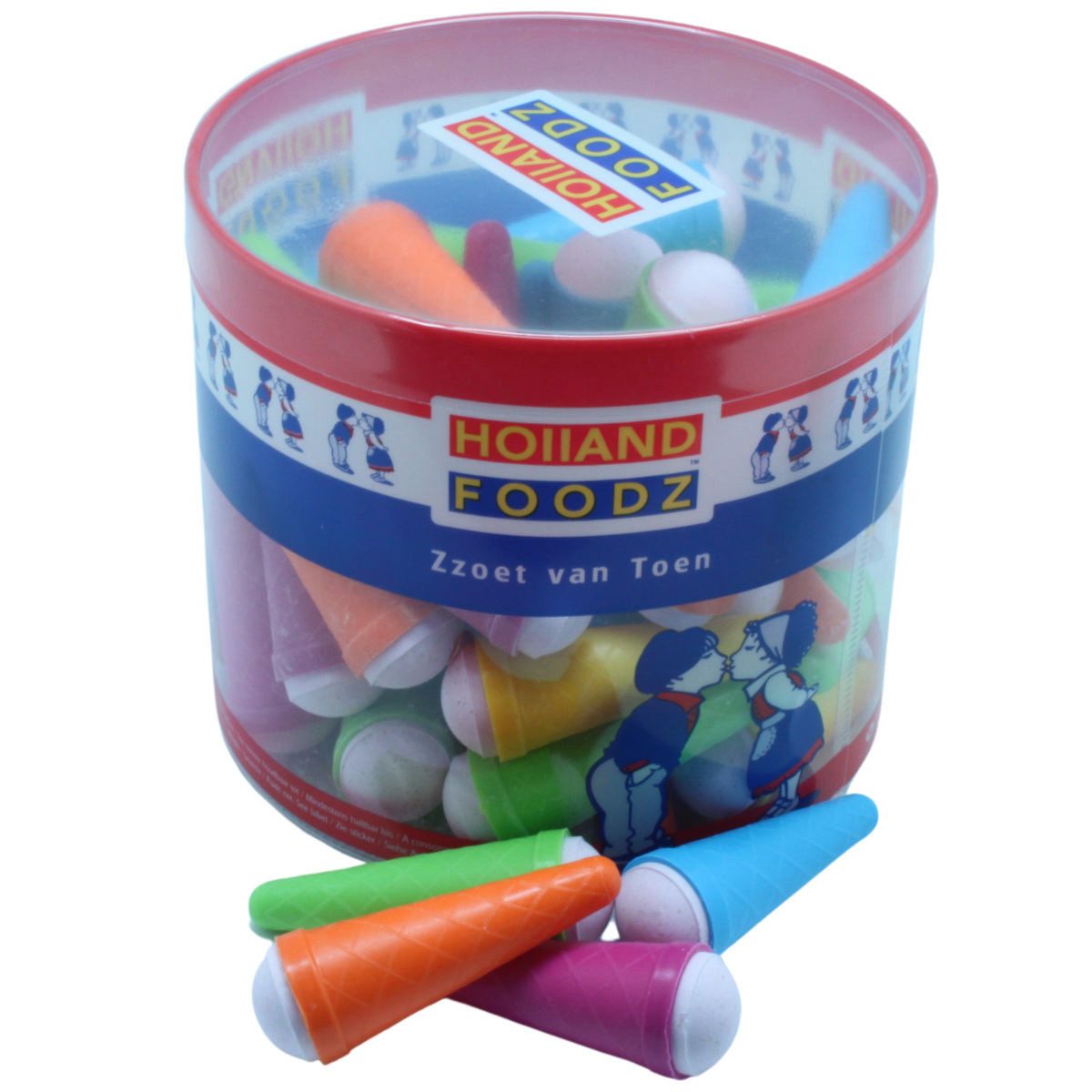 Holland Foodz Süßigkeit, Holland Foodz Candy Eiscreme Tüten bunte Traubenzucker  im Vergleich