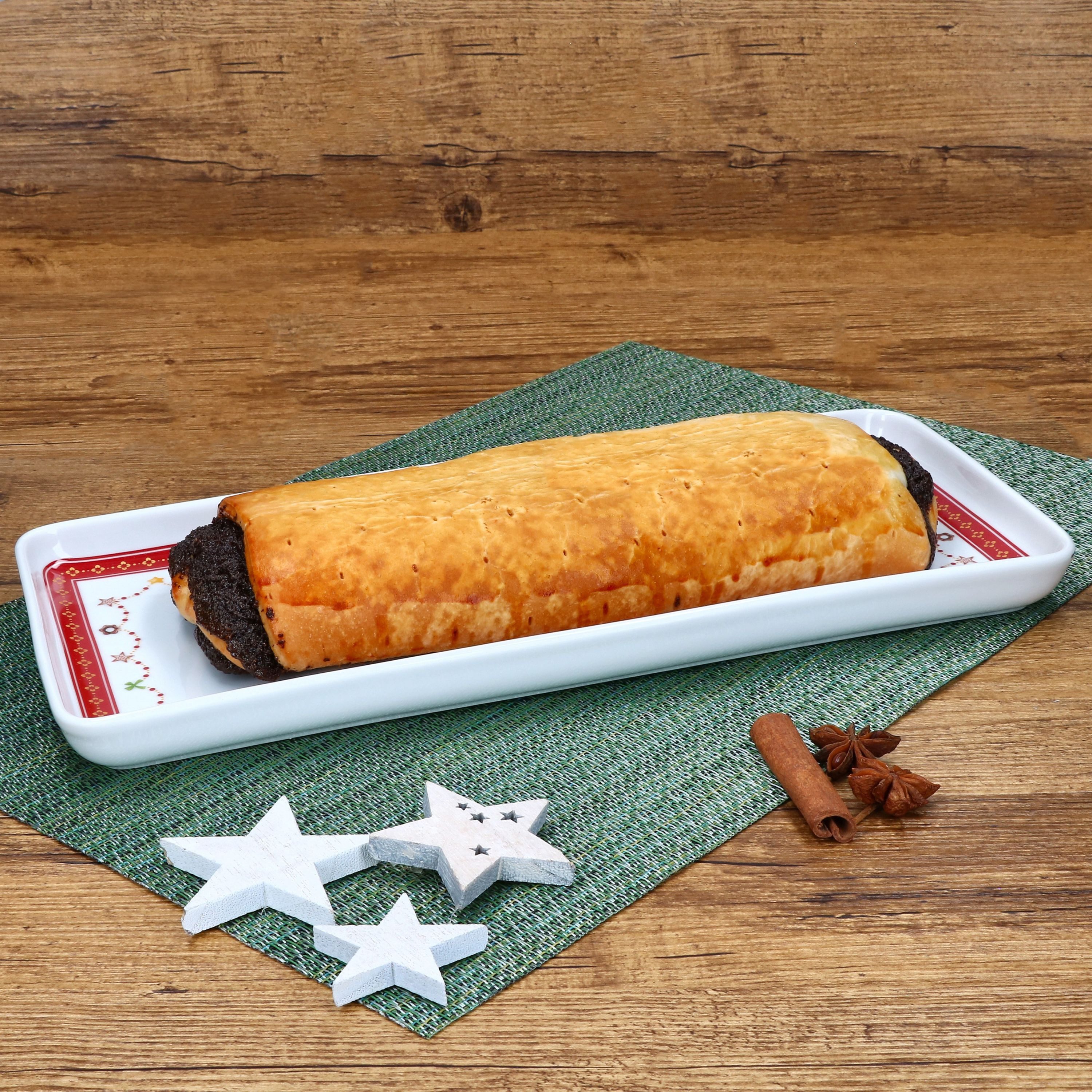 MamboCat Servierplatte 2x Weihnachtstraum Kuchenplatte rechteckig Porzellan Weihnachten, Porzellan – Bild 5 von 5