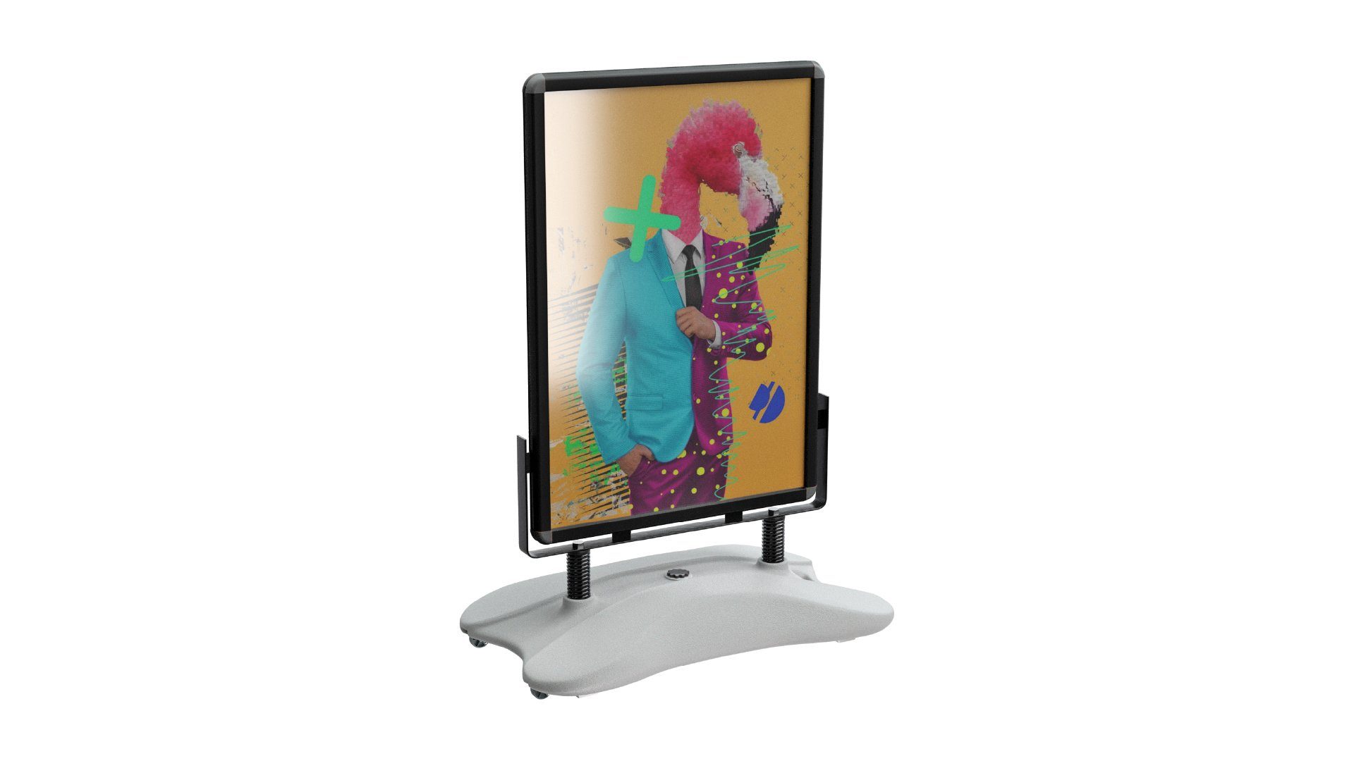 ALLboards Einzelrahmen ALLboards Doppelseitige Werbetafel Kundenstopper günstig online kaufen