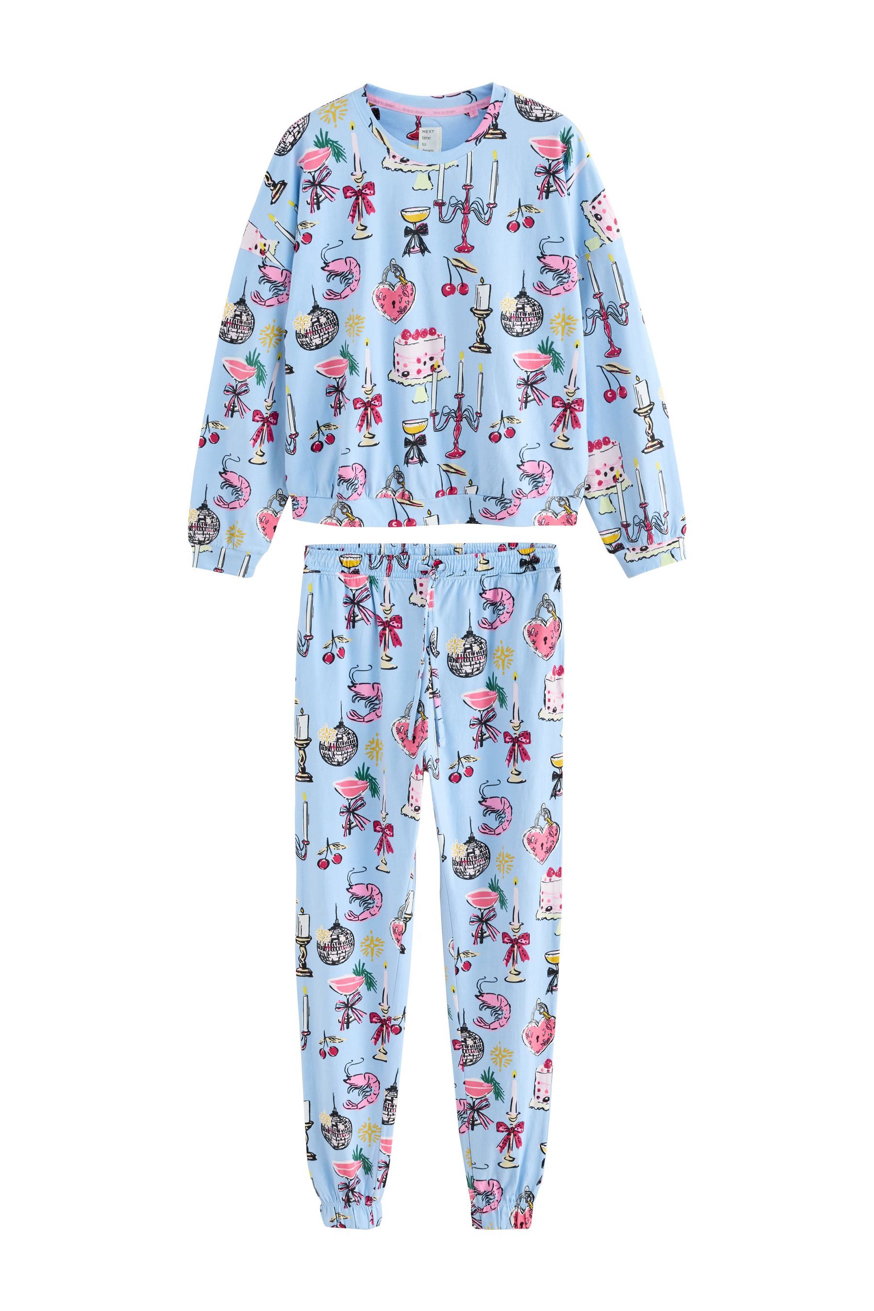 Next Pyjama Langärmeliger Pyjama (2 tlg) günstig online kaufen