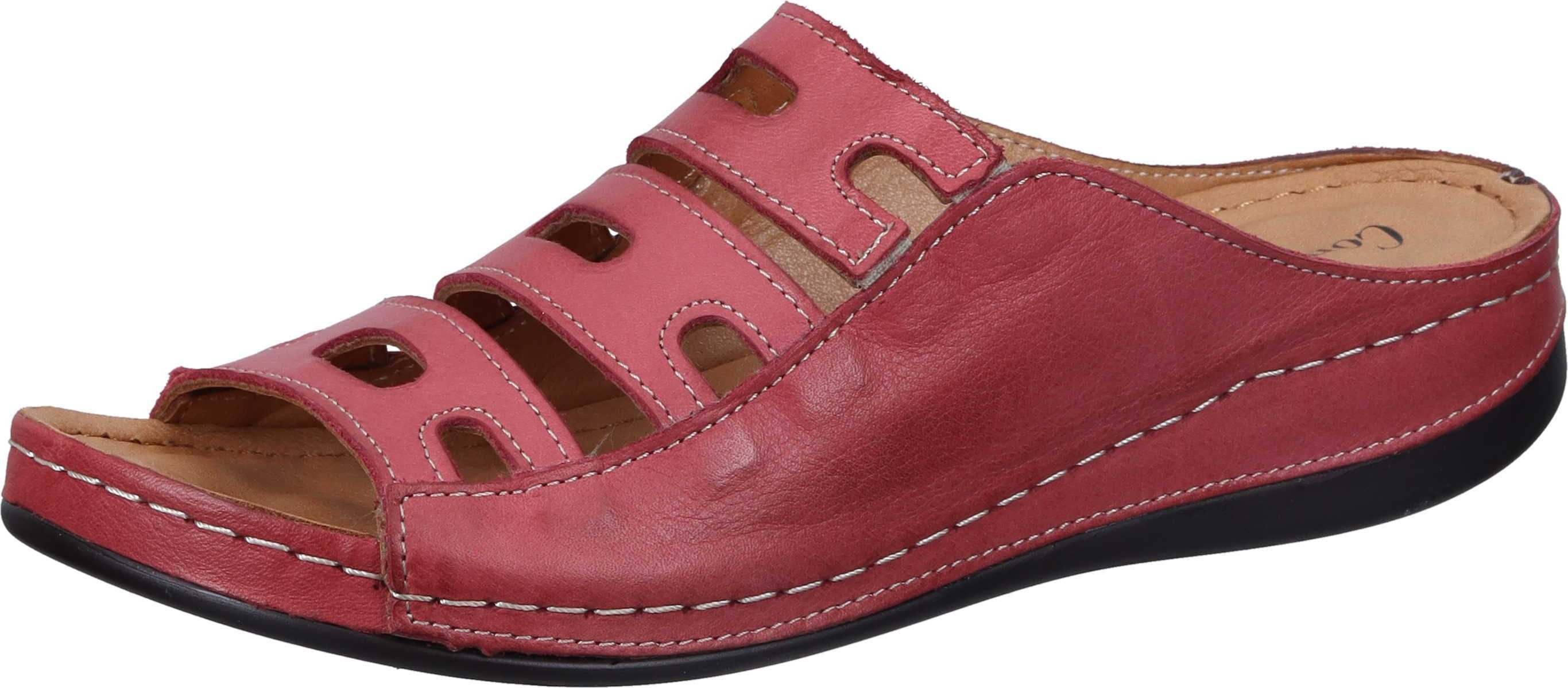 Comfortabel Pantoletten Pantolette aus echtem Leder günstig online kaufen